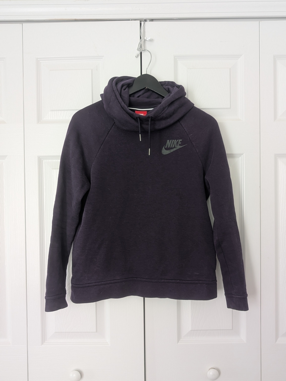 Nike Women’s Dark Purple Pullover Hoodie Sweater
